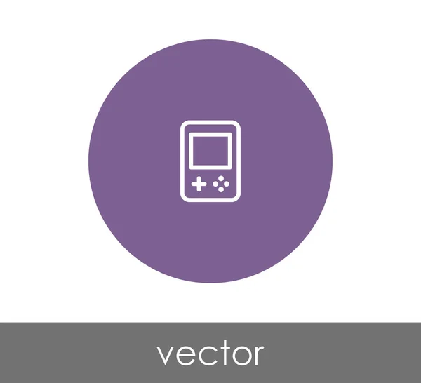 Joystick círculo icono — Vector de stock