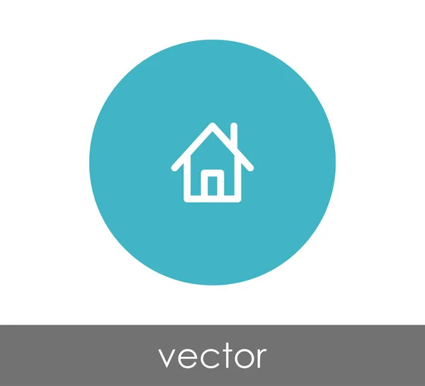 Hem web icon — Stock vektor