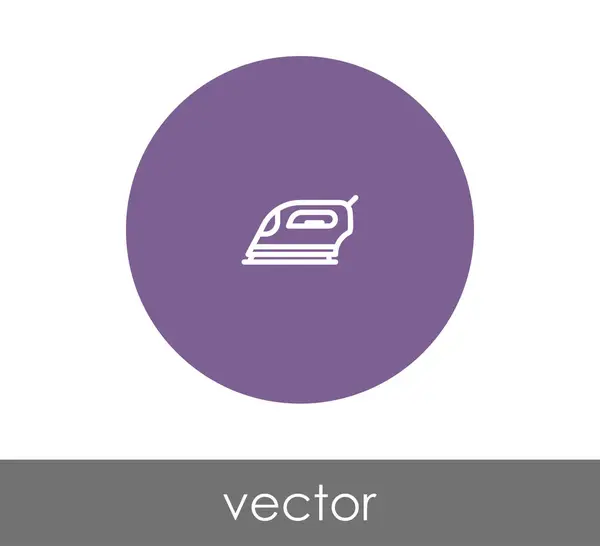 Design de ícone de ferro — Vetor de Stock