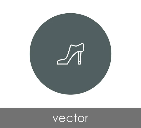 Icône de talon haut — Image vectorielle