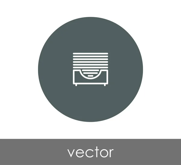 Design dell'icona dell'archivio — Vettoriale Stock