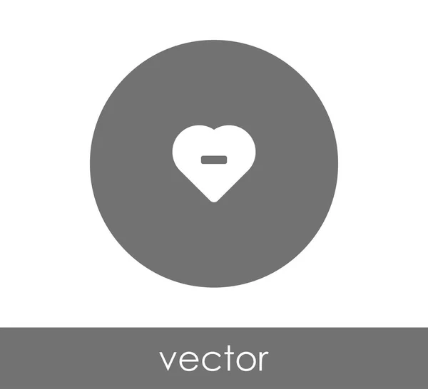 Серце web значок — стоковий вектор