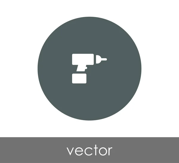 Icono de perforadora eléctrica — Vector de stock