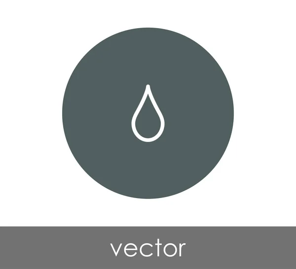 Soltar icono web — Vector de stock