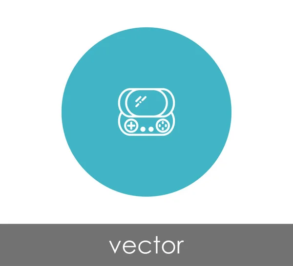 Joystick círculo icono — Vector de stock