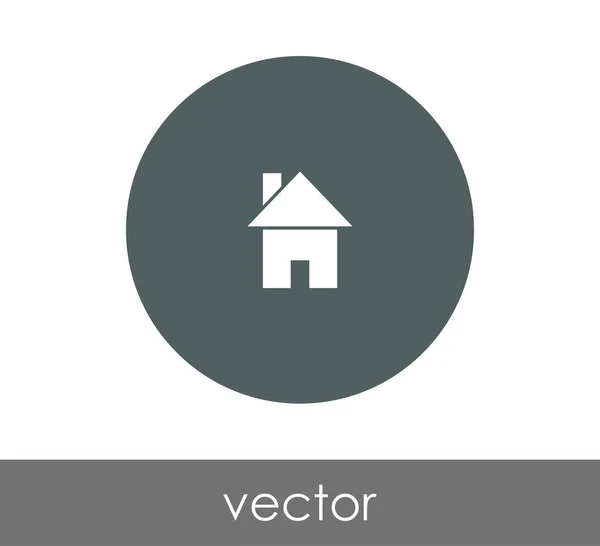 Inicio icono web — Vector de stock