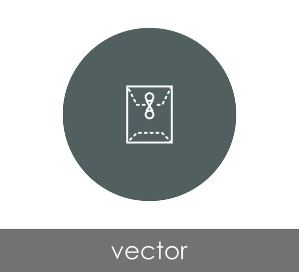Ilustración de icono de sobre — Vector de stock