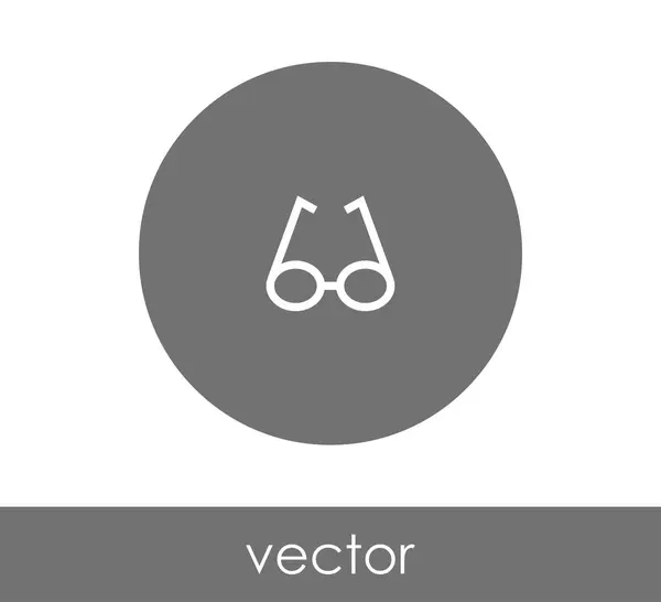 Gafas graduadas icono web — Vector de stock