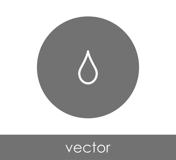 Icône web goutte — Image vectorielle