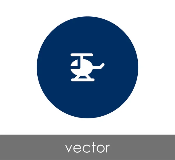 Helikopter web pictogram — Stockvector