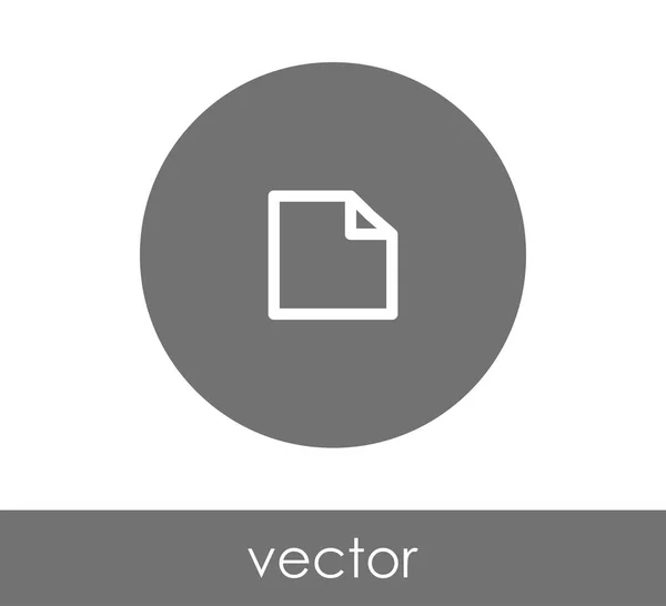 Dokument ikonu podepsat — Stockový vektor