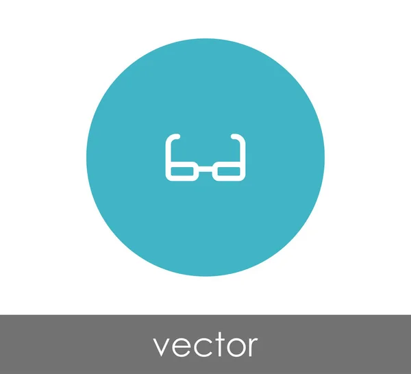 Gafas graduadas icono web — Vector de stock