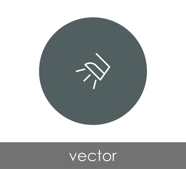 Diseño de icono de hierro — Vector de stock