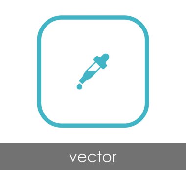 Bırakıcı simgesi vektör illüstrasyonu