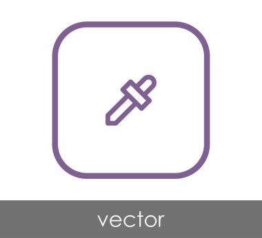 Bırakıcı simgesi vektör illüstrasyonu