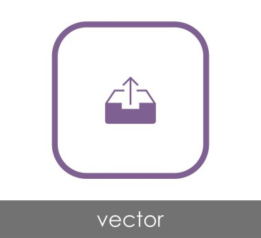 Arşiv simgesi illüstrasyon tasarımı