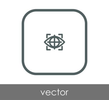 göz simgesini, sembol, vektör çizim