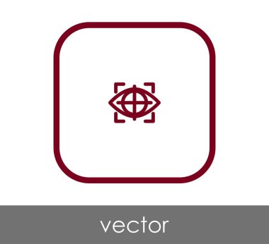 göz simgesini, sembol, vektör çizim