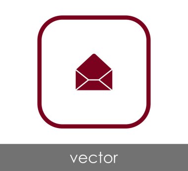 web tasarım ve uygulamalar için zarf simgesi