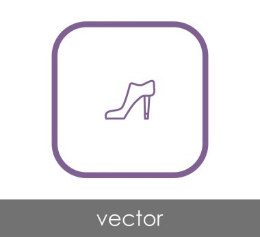 yüksek topuk simgesi