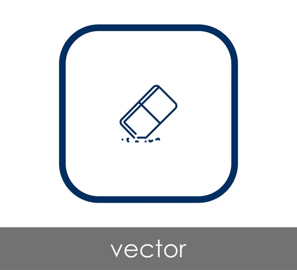 Eraser icon — Stock Vector