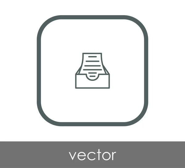 Vektor Illustration Design des Archivsymbols — Stockvektor