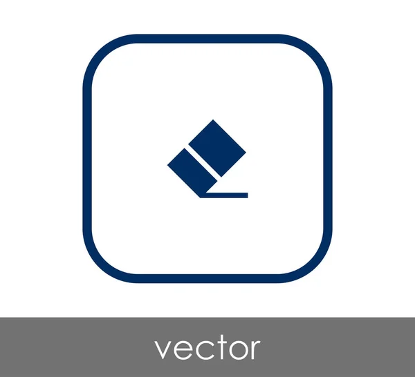 Radír ikonra — Stock Vector