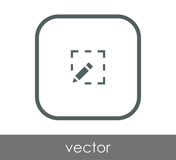 Diseño Ilustración Vectorial Editar Icono Concepto — Vector de stock