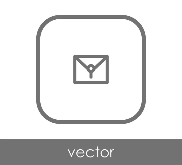 Pictogram Van Envelop Voor Webdesign Applicaties — Stockvector
