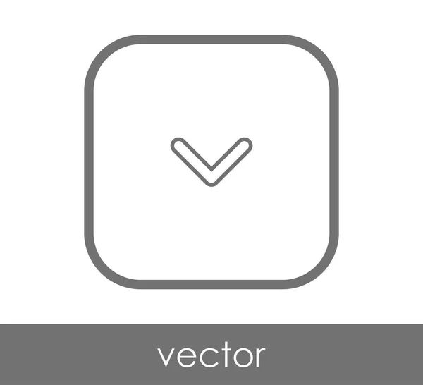 Pijl pictogram teken — Stockvector