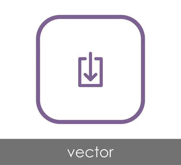 Signo de icono de flecha — Vector de stock