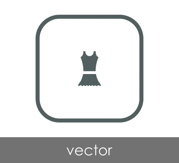 Design Ilustração Vetorial Ícone Vestido — Vetor de Stock