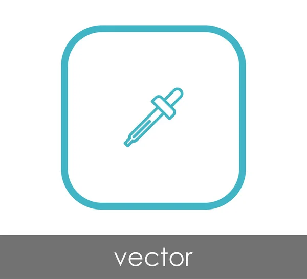 Gotero Icono Vector Ilustración — Vector de stock