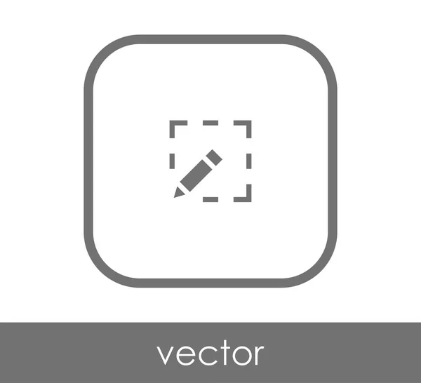 Vektor Illustration Design Redigere Koncept Ikon – Stock-vektor