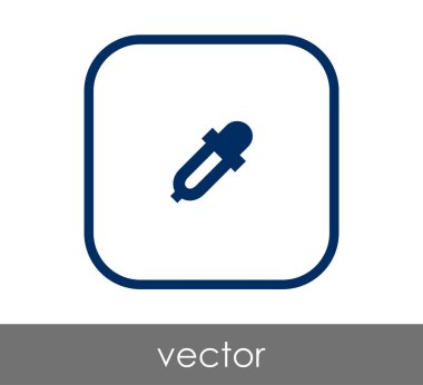 Bırakıcı simgesi vektör illüstrasyonu