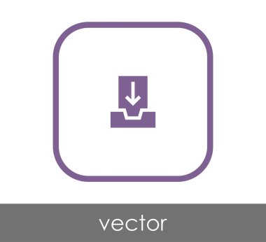 Arşiv simgesi illüstrasyon tasarımı