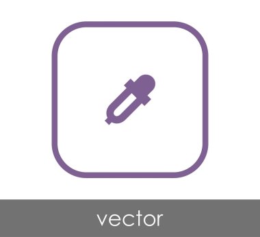 Bırakıcı simgesi vektör illüstrasyonu