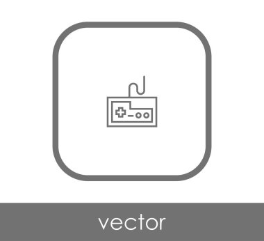 oyun çubuğu simgesini illüstrasyon tasarımı