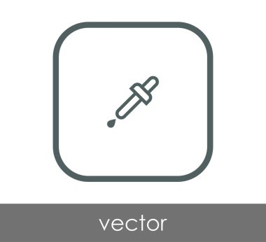 Bırakıcı simgesi vektör illüstrasyonu