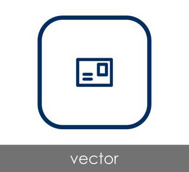 web tasarım ve uygulamalar için zarf simgesi