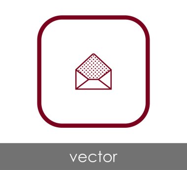 web tasarım ve uygulamalar için zarf simgesi