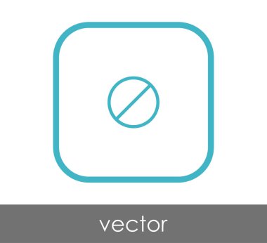 Yasak işareti simgesi