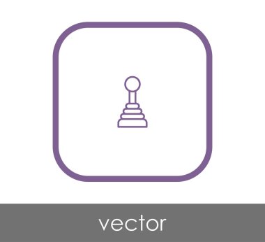 vektör çizim tasarım vites kutusu simgesi