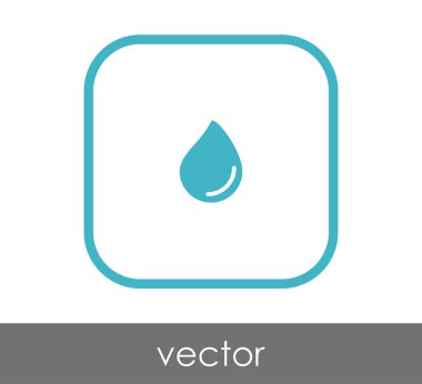 vektör çizim tasarım damla simgesinin