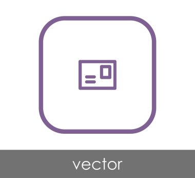 web tasarım ve uygulamalar için zarf simgesi