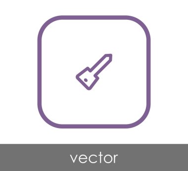 ev anahtar simgesi, vektör çizim