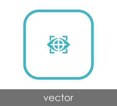 göz simgesini, sembol, vektör çizim