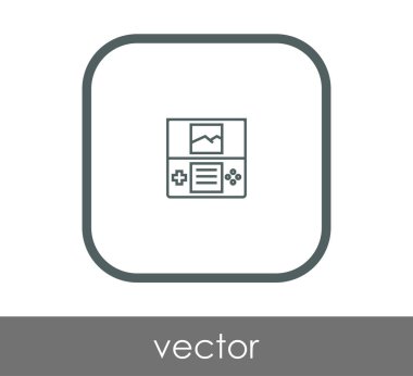  oyun çubuğu simgesini illüstrasyon tasarımı