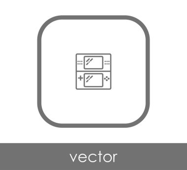  oyun çubuğu simgesini illüstrasyon tasarımı