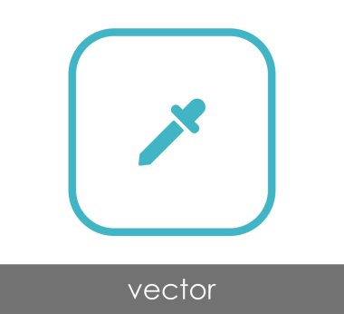 Bırakıcı simgesi vektör illüstrasyonu